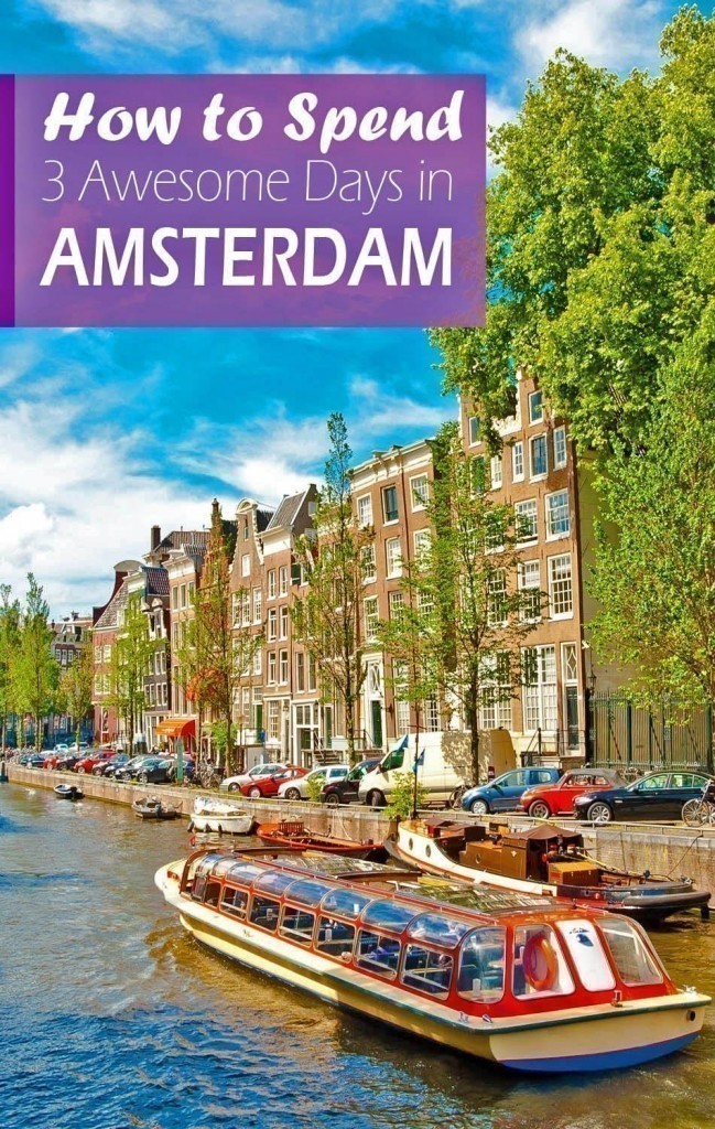 How to Spend 3 Days in Amsterdam. Amsterdam, the capital city of Netherlands is what a Dutch expression 'Gezellig’ means—warm, cozy or convivial.