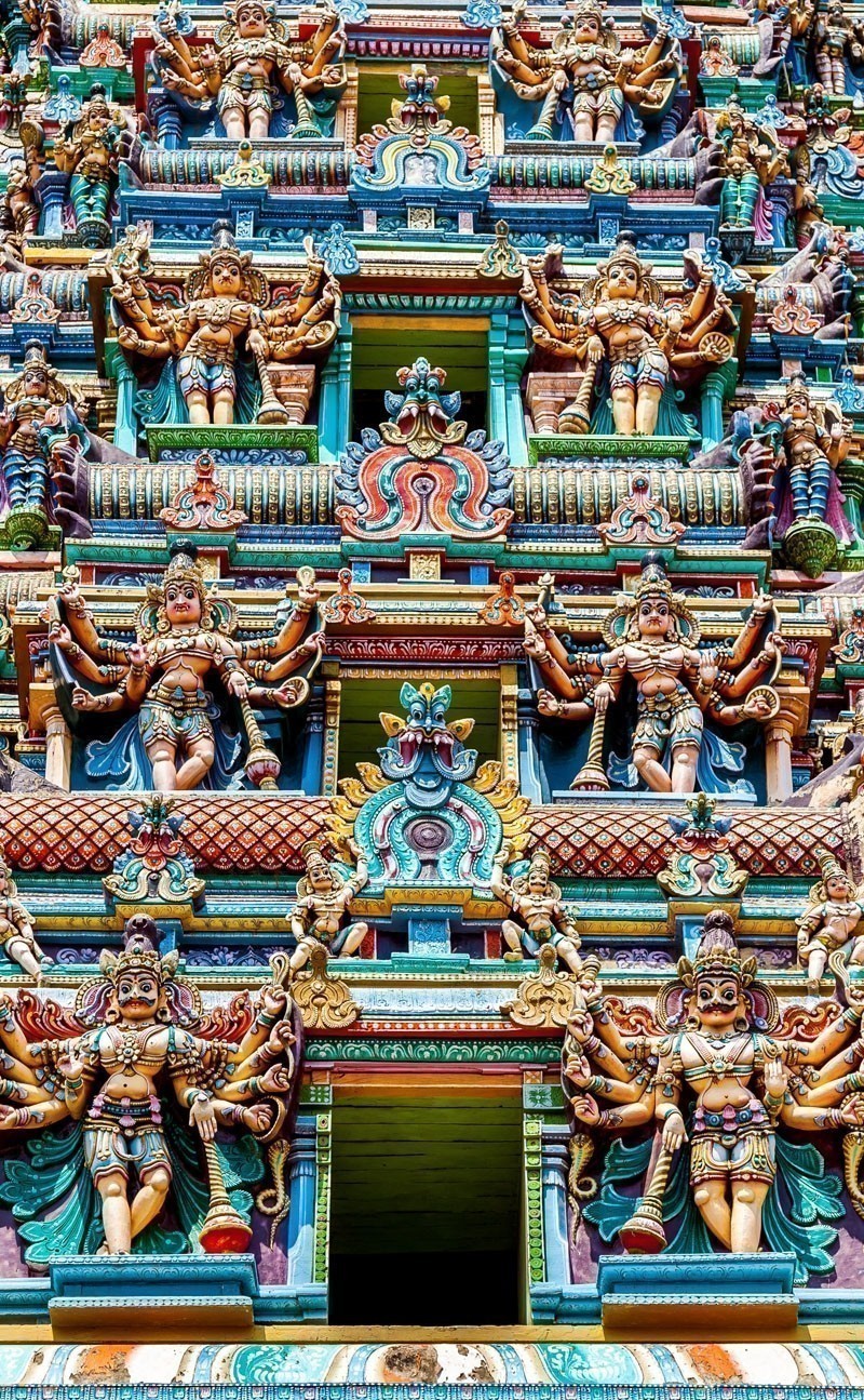 Colorful Hindu Temple, Meenakshi Temple, Madurai, Tamil Nadu | Your Complete Travel Guide to India