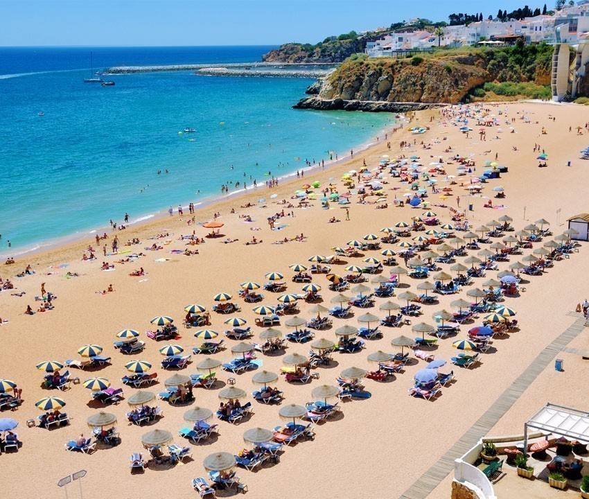 Praia do Peneco - main beach of famous Albufeira resort in Lagos | 11 Must-See attractions in Portugal