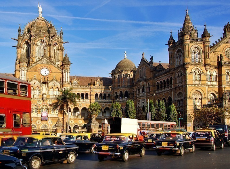 Chhatrapati Shivaji Terminus (CST) is a UNESCO World Heritage Site and an historic railway station in Mumbai, India | 10 Must-Visit Cities in Asia