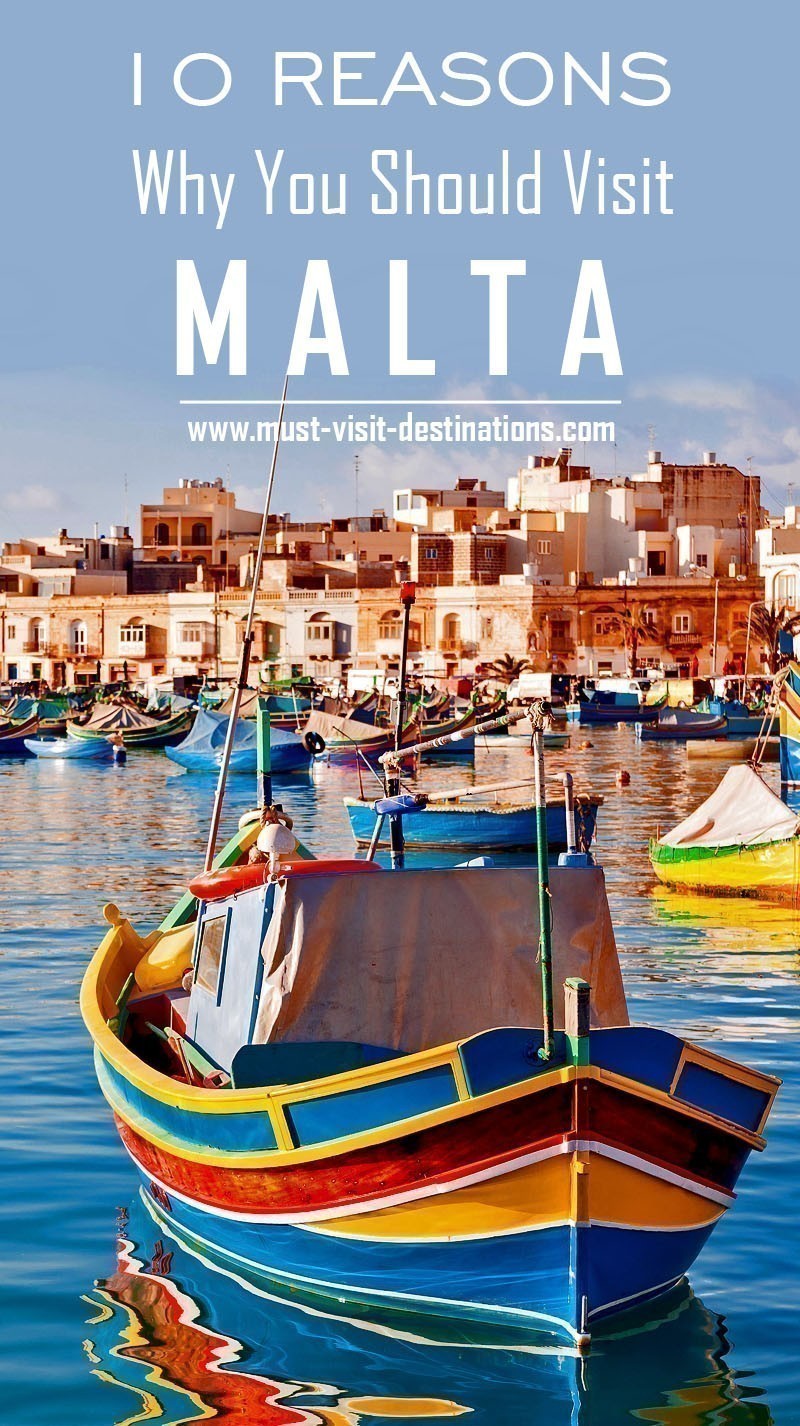 TOP 10 Reasons Why You Should Visit Malta. #malta #travel