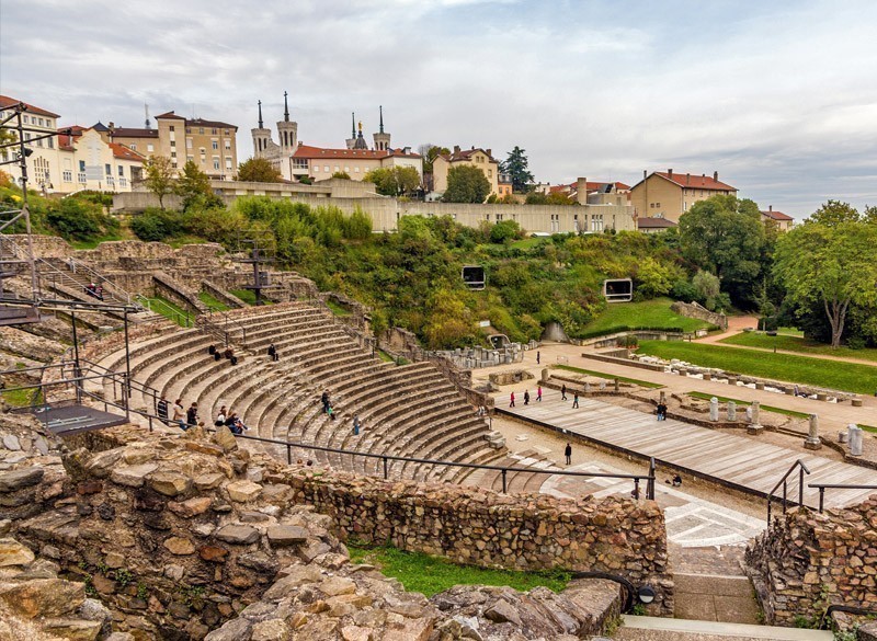 View of Ancient Theatre of Fourviere in Lyon | 10 Most Exquisite Places to Visit in France