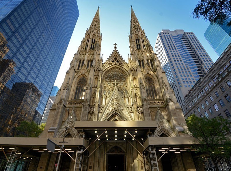 Exterior of St. Patrick's Cathedral in New York | TOP 10 Tourist Attractions in New York City