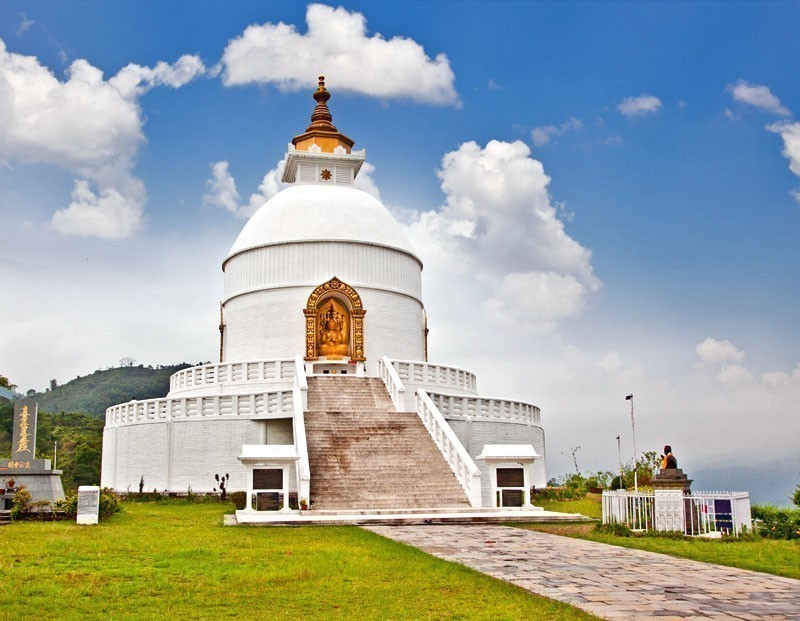 View of World Peace pagoda in Pokhara | 10 Top-Rated Tourist Attractions in Nepal