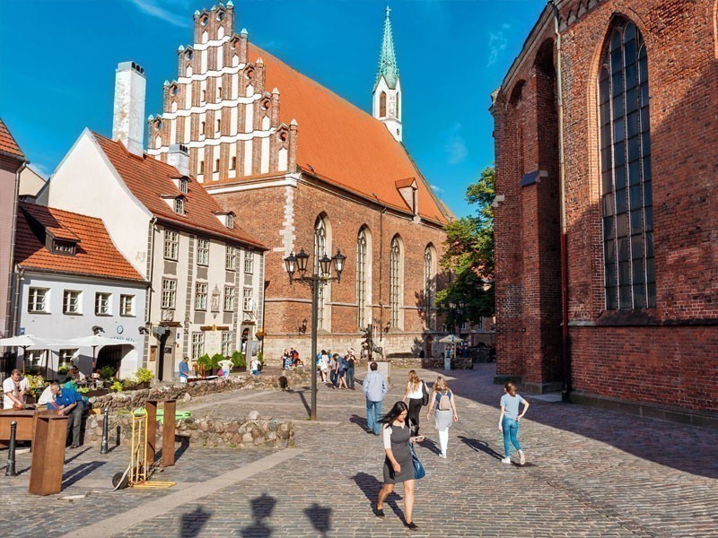 The Lutheran St. John's Church in Riga, a historical monument of national interest, being built in the Gothic style and presenting Germanic influence | What to Do in Riga in 3 Days