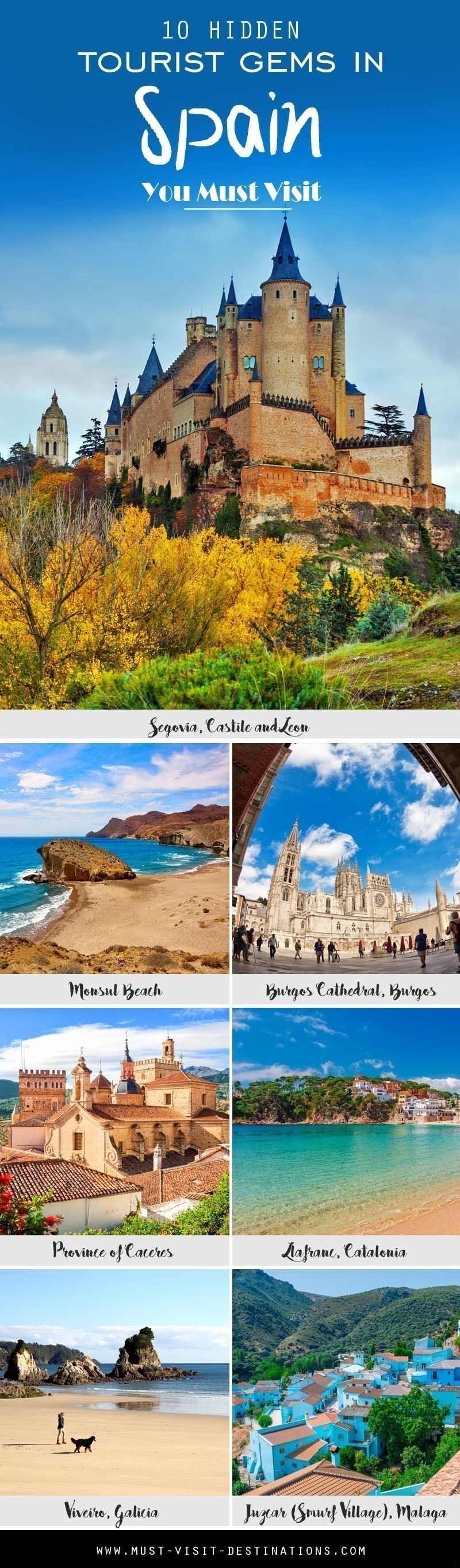 10 Hidden Tourist Gems In Spain You Didn’t Know About #travel #spain