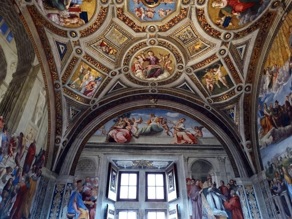 Stanza della Segnatura, Vatican Museums | What to do in a rainy day in Rome - the Eternal City