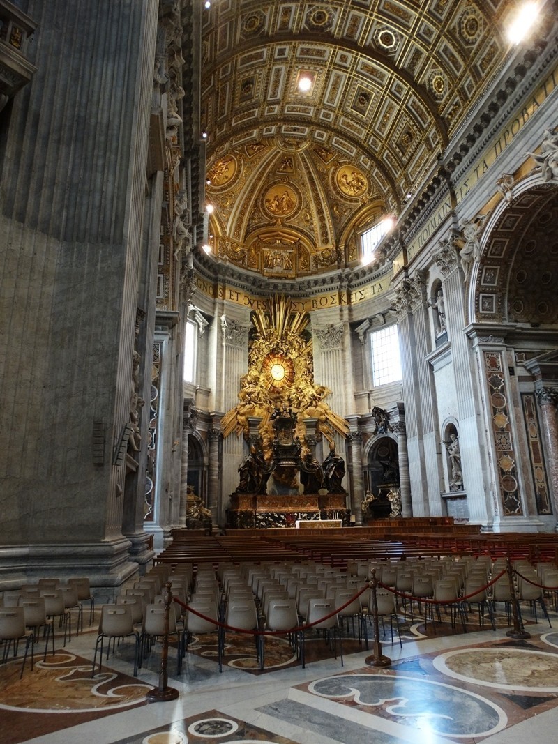 Inside St. peter`s Basilica | 5 Tourist Attractions to visit in Vatican