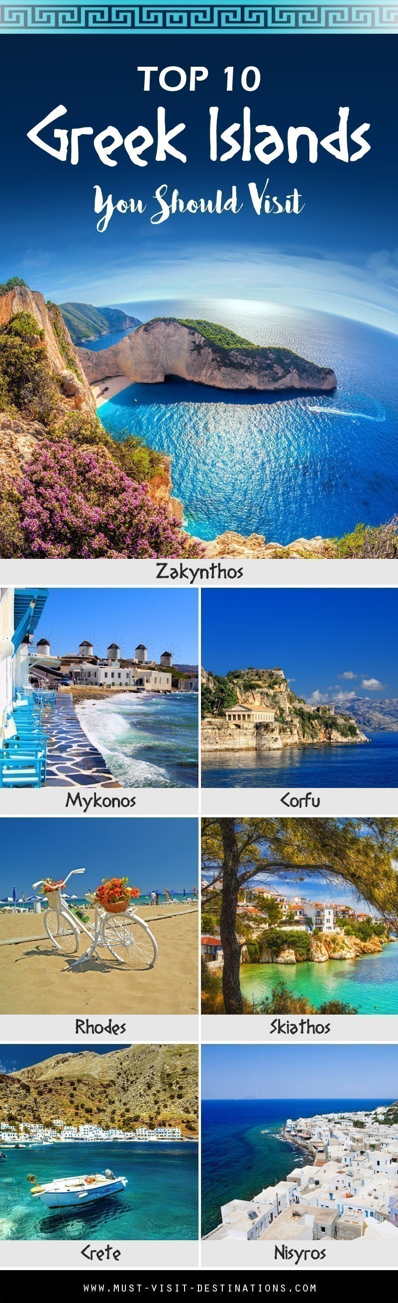 TOP 10 Amazing Greek Islands You Should Visit #Greece