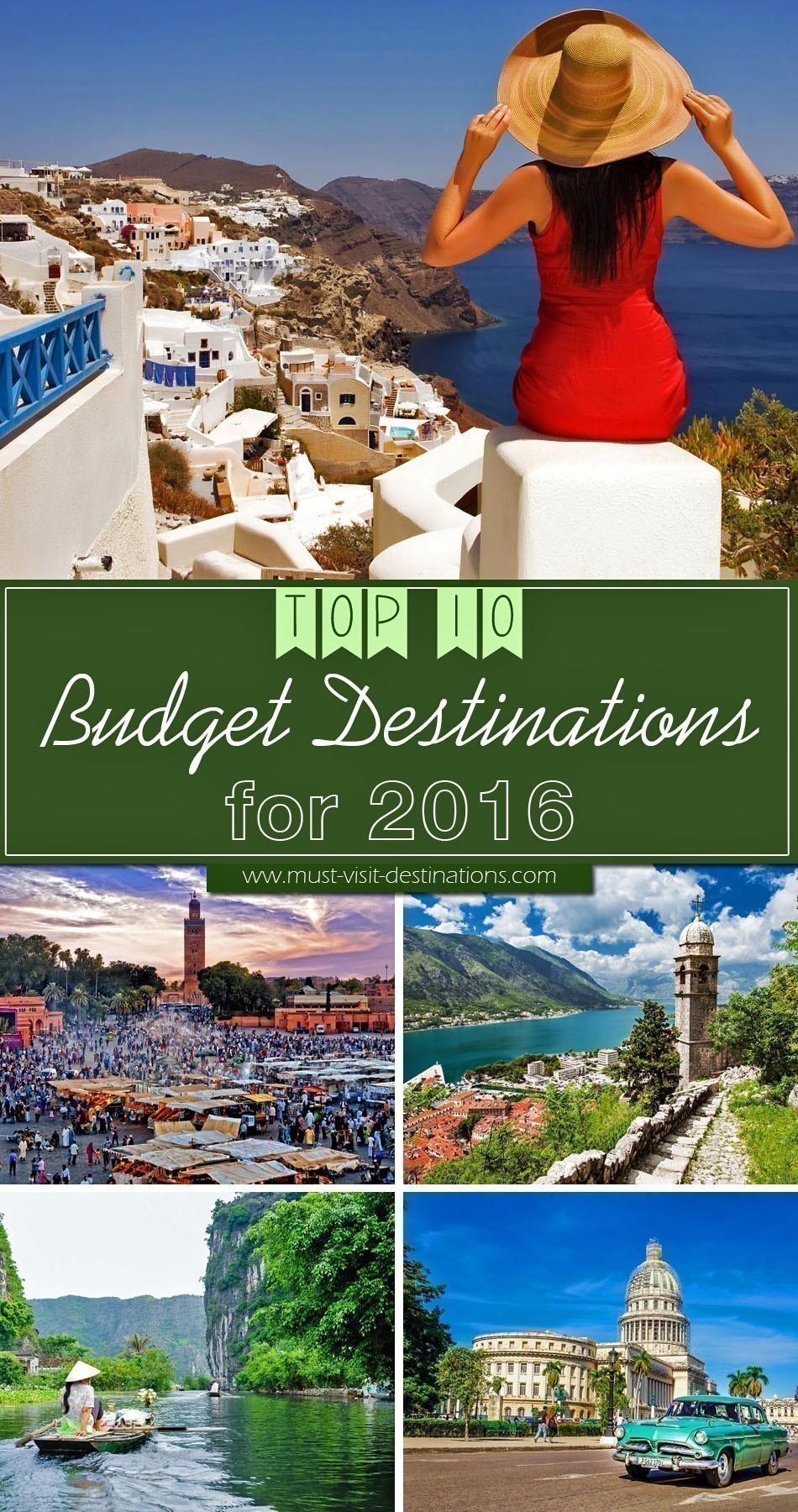 TOP 10 Budget Destinations for 2016 #budgettravel #travel