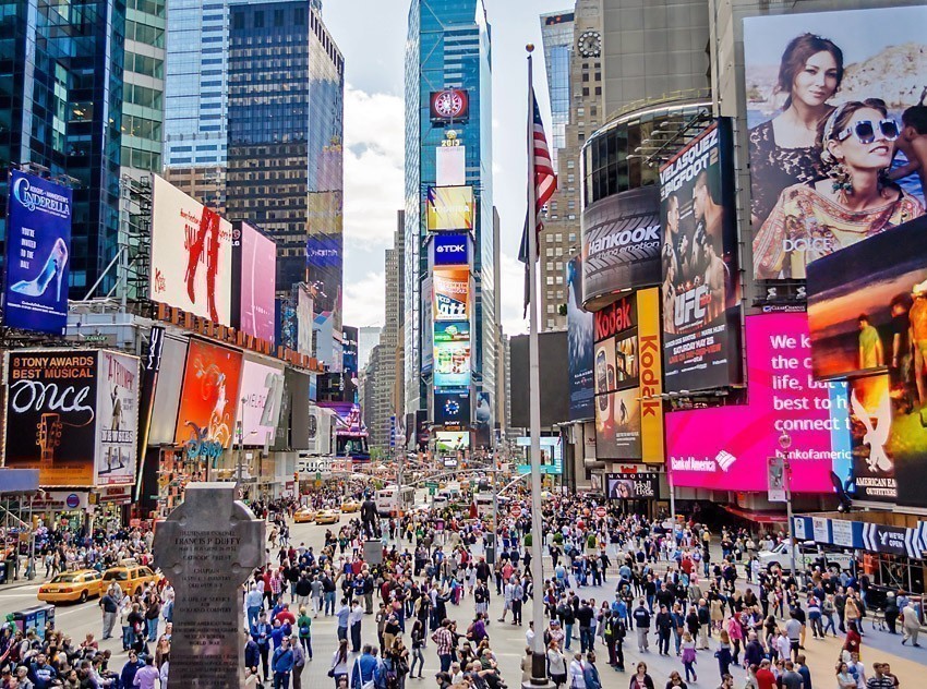 Times Square, New York | TOP 10 World-famous City Squares