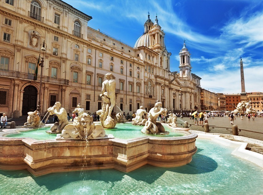Amazing picture of Piazza Navona, Rome | TOP 10 World-famous City Squares