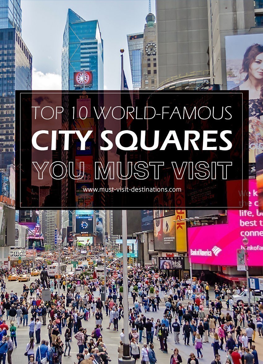 TOP 10 World-famous City Squares You Must Visit #travel