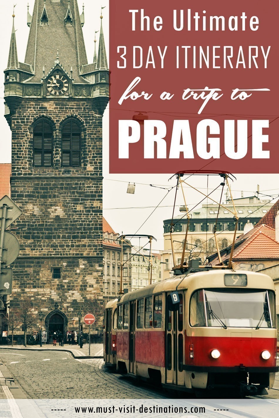 The Ultimate 3-Day Itinerary for a Trip to Prague #travel #prague 