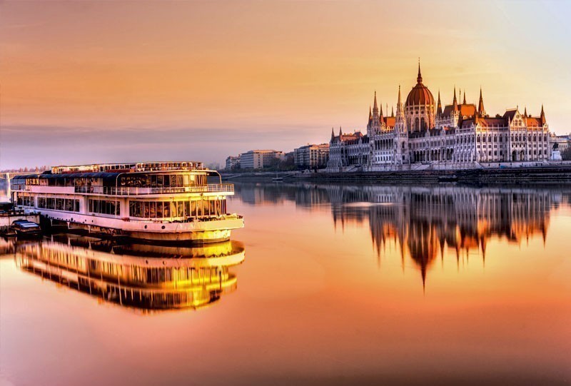 Romantic View of Budapest Parliament at sunrise | 10 of the Cheapest Cities You Must Visit in Europe