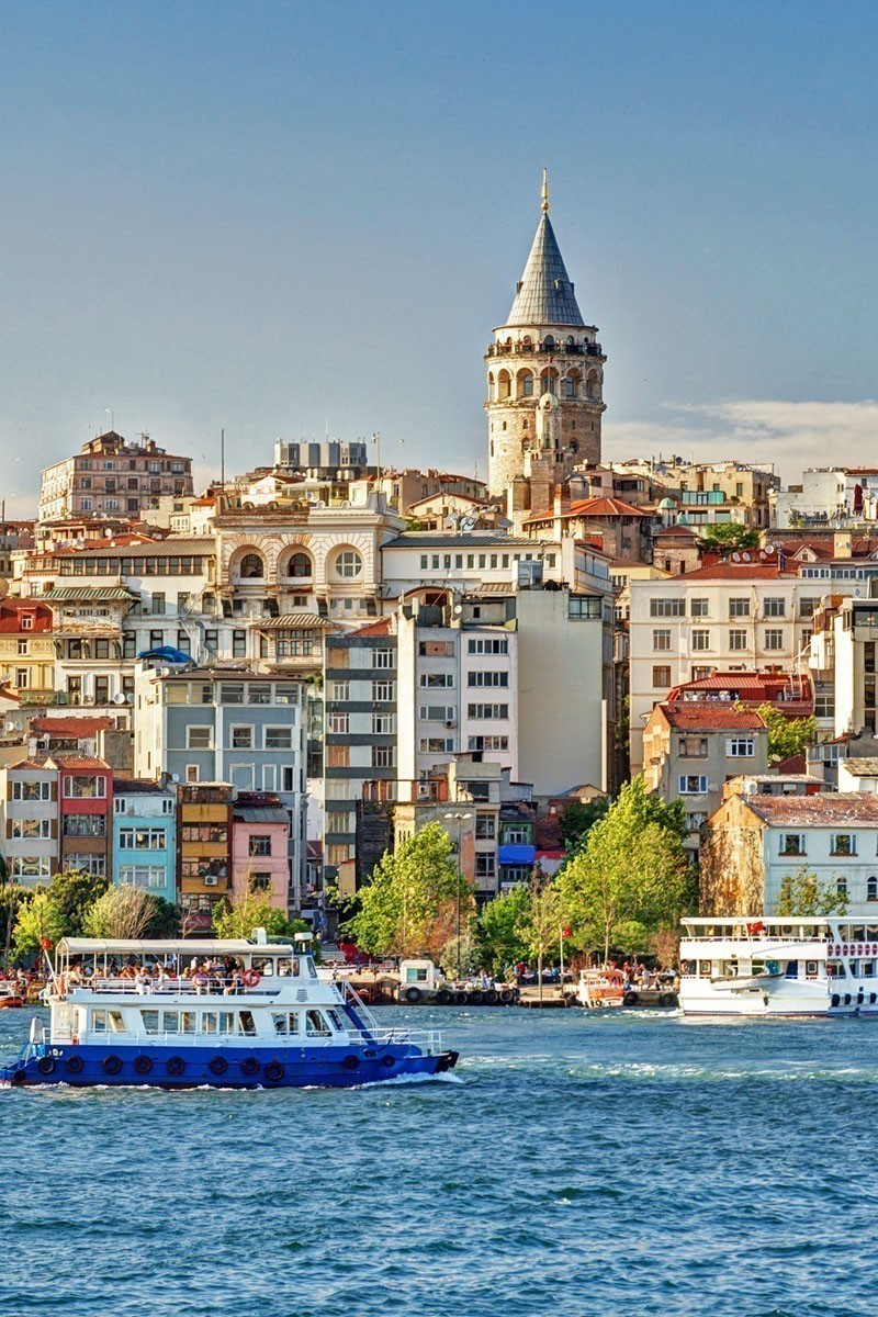 View of Galata Tower over the Golden Horn in Istanbul, Turkey | TOP 10 Places To Travel in May