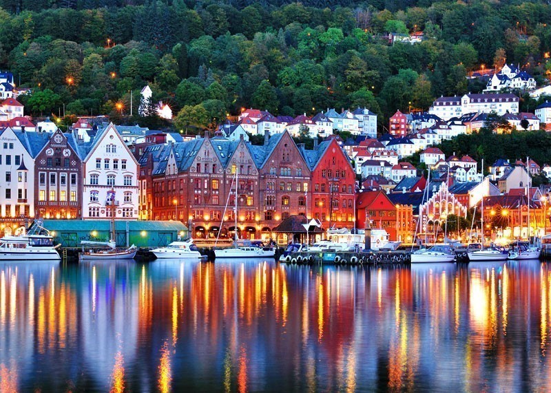 Scenery of Bryggen in Bergen. UNESCO World Heritage Site, Bryggen (Bergen) | 10 Top-Rated Tourist Attractions in Norway