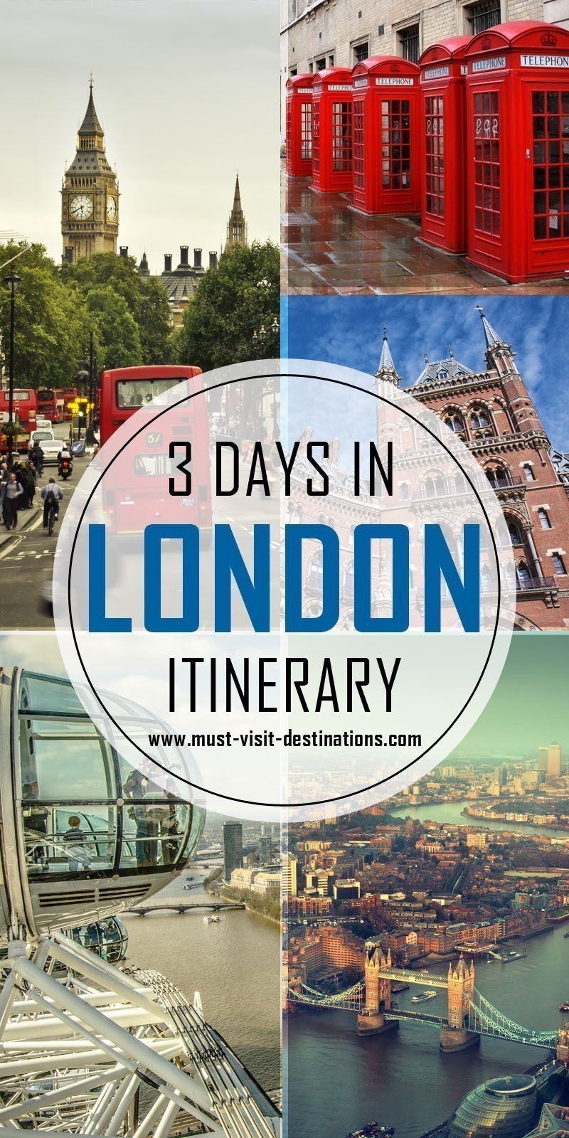 Only 3 days in London? No problem! Check out this sample itinerary! #must-visit #destination #london