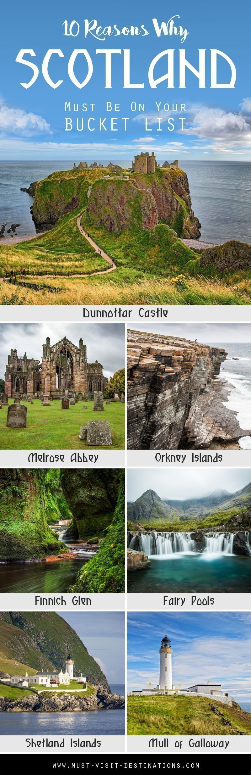 Are you wondering which travel destination you should visit this year? Here are 10 Reasons Why Scotland Must Be On Your Bucket List.#Scotland #Travel #Europe